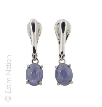DEMIE PARURE TANZANITES
Demie parure en argent...