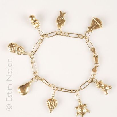 BRACELET BRELOQUE
Bracelet à maille en or...