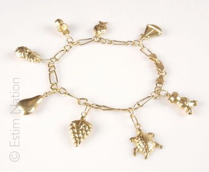 BRACELET BRELOQUE
Bracelet à maille en or...