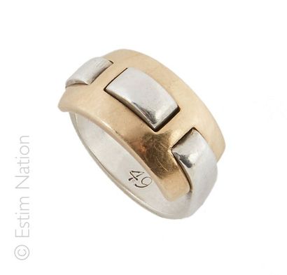 HERMES
Bague en or jaune 18K (750/°°) et...