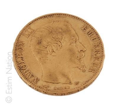 20 FRANCS OR - NAPOLEON
Pièce de 20 francs...