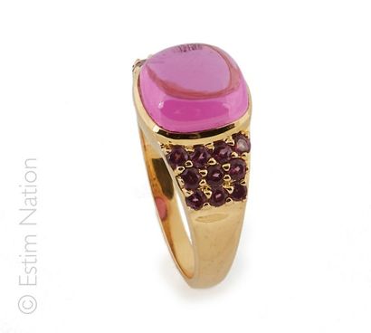 BAGUE GRENAT RHODOLITES
Bague en argent (925/°°)...