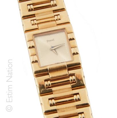 PIAGET
Bracelet montre de dame en or jaune...