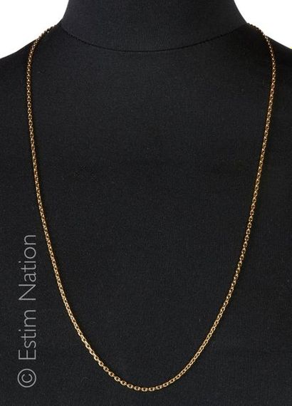CHAINE OR JAUNE
Chaine en or jaune 18K (750/°°)...