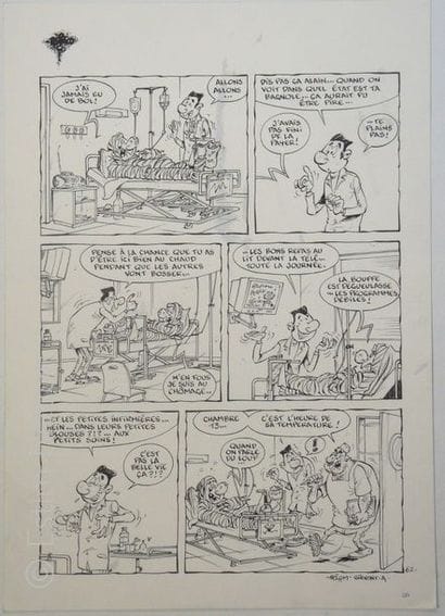 BELOM (1950)


Planche originale de BD d'humour...
