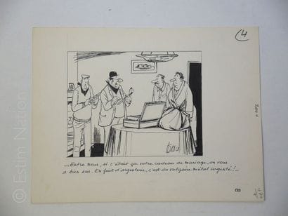 TETSU (TESTU, Roger, dit) (1913-2008)
Dessin...