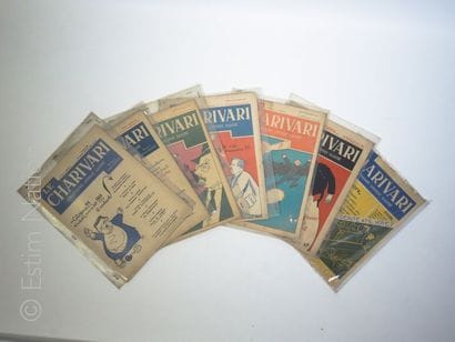 Lot de 7 journaux satiriques et illustrés...
