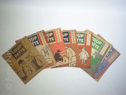 Lot de 13 journaux satiriques et illustrés...