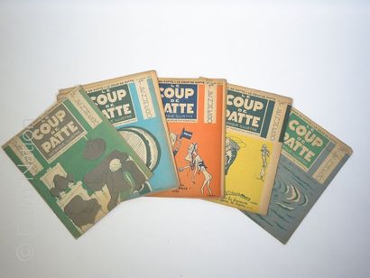 Lot de 13 journaux satiriques et illustrés...