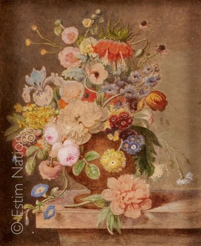 Attribué à Amélie COSSARD (1796-1852)
Nature...
