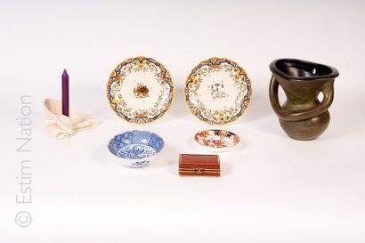 SARREGUEMINES
6 assiettes à coquillages en...