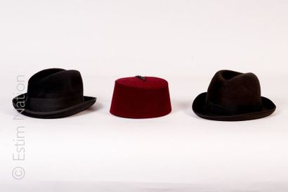 CHAPEAUX
Ensemble comprenant :


- deux chapeaux...