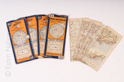 CARTES MICHELIN
Lot de 13 cartes routières...