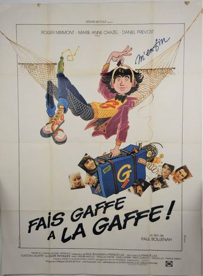 FAIS GAFFE A LAGAFFE
Affiche de cinéma. Dimensions:...
