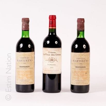 VINS DE BORDEAUX
Ensemble de 3 bouteilles...