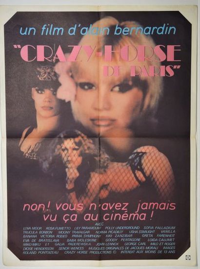 CRAZY HORSE DE PARIS
Affiche de cinéma. Dimensions:...
