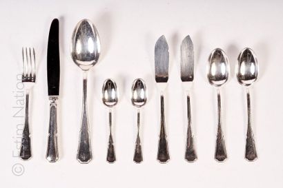 MENAGERE METAL ARGENTE
Partie de ménagère...