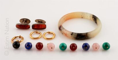 Bracelet jonc en pierre dure. 
Dimensions...