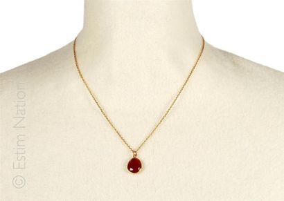 Collier en or jaune 9K (375/°°) chaîne à...