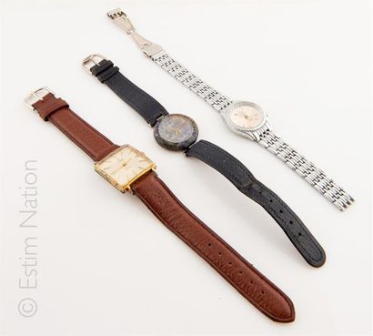 Fort lot de montres diverses (bracelet, gousset)...