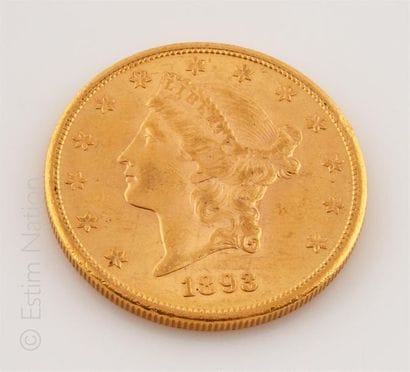 20 Dollars or
Pièce de 20 dollars or 