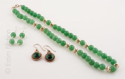 BIJOUX PIERRES ORNEMENTALES
Deux parures...