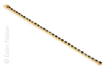BRACELET SAPHIRS DIAMANTS
Bracelet articulé...