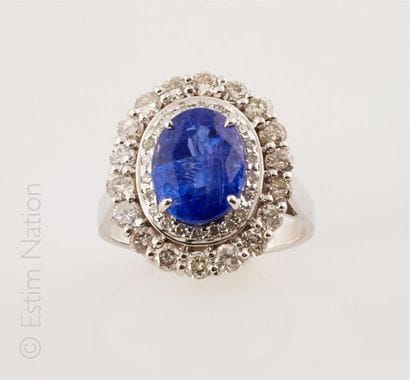 BAGUE TANZANITE DIAMANTS
Bague marguerite...
