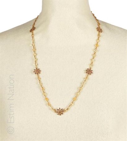 COLLIER OPALES QUARTZ MAUVES 
Collier en...
