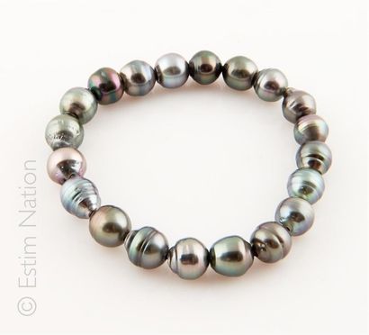 BRACELET PERLES DE TAHITI 
Bracelet extensible...