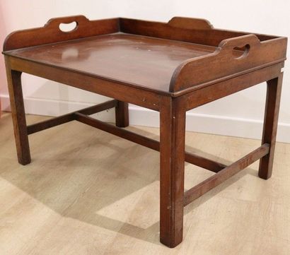 TABLE BASSE rectangulaire en bois, plateau...