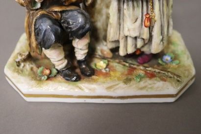 CAPODIMONTE

GROUPE en porcelaine émaillée...