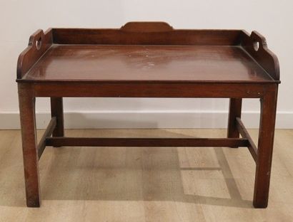 TABLE BASSE rectangulaire en bois, plateau...