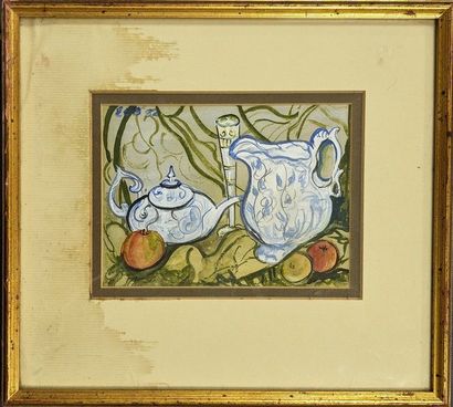 Ethna O'BRIEN (XXe)
Composition aux pommes,...