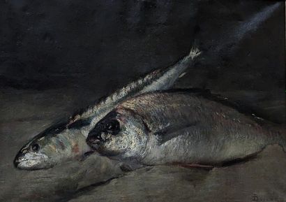 Ecole Française du XXe siècle
Les poissons
Huile...