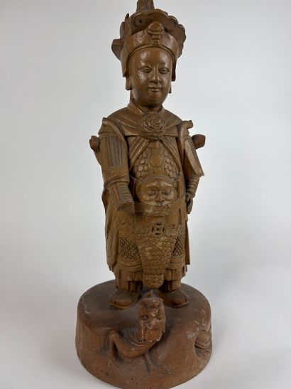 CHINA, 19th century
STATUE made of natural...
