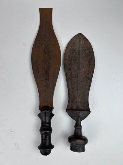 SET OF THREE SHORT SWORDS, Democratic Republic...