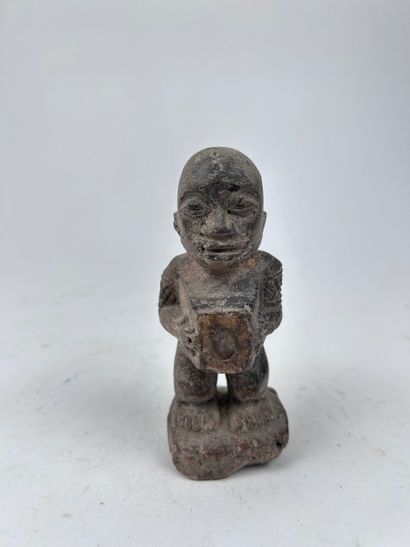SET OF THREE AFRICAN-STYLE OBJECTS
Kongo...