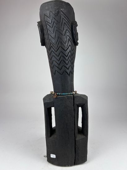 Tribal-style BUST
Wood with black patina,...