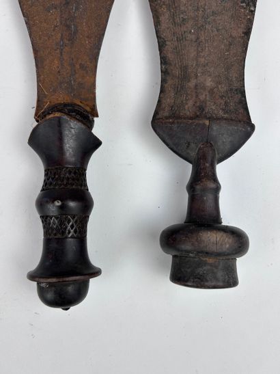 SET OF THREE SHORT SWORDS, Democratic Republic...