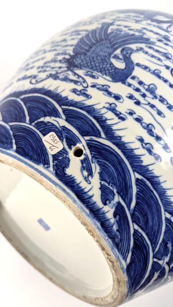 CHINA, early 20th century
LARGE blue and...