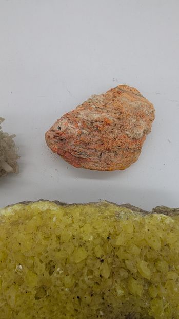 A significant specimen of sulfur and various...