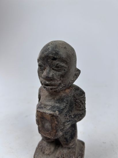 SET OF THREE AFRICAN-STYLE OBJECTS
Kongo...