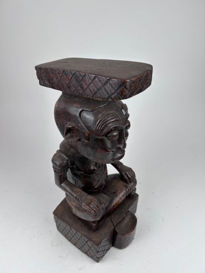 Kuba-style STATUE, DRC
Wood with a brown...
