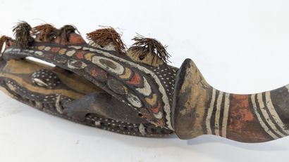 Iatmul-style flute stopper sculpture, Papua...