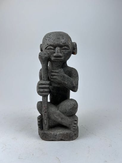 SET OF TWO NTADI-STYLE STATUETTES from the...