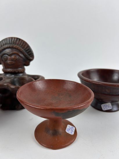 MEXICO, MAYA
SPICE JAR
Made of brown terracotta,...