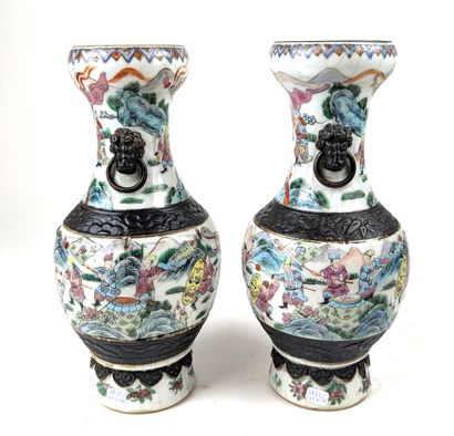 CHINA, Nanjing, early 20th century
PAIR OF...