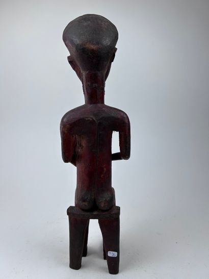 Baoule-style STATUE, Ivory Coast
Hardwood...