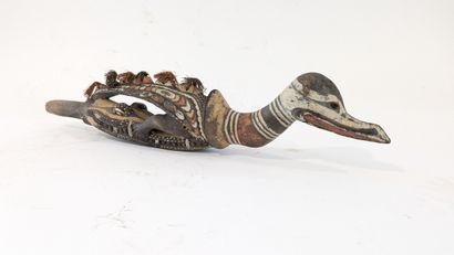 Iatmul-style flute stopper sculpture, Papua...